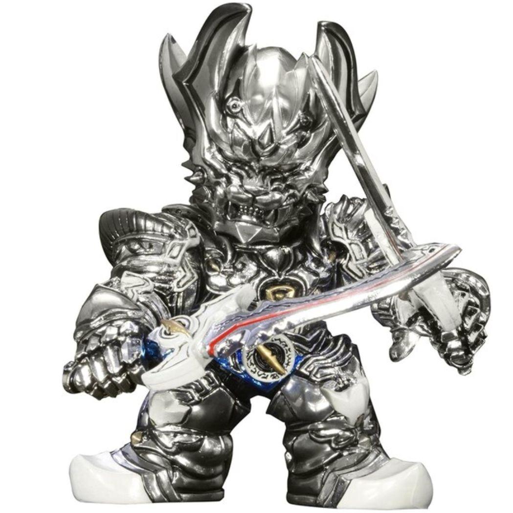 新品●牙狼デフォルメ魔戒コレクション 銀牙騎士ゼロ メッキver.●未開封美品