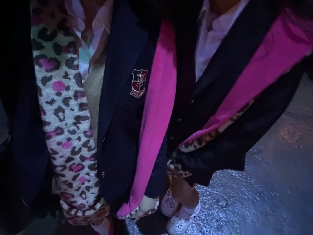 ディズニーヒョウ柄ミニーマフラーキャップ