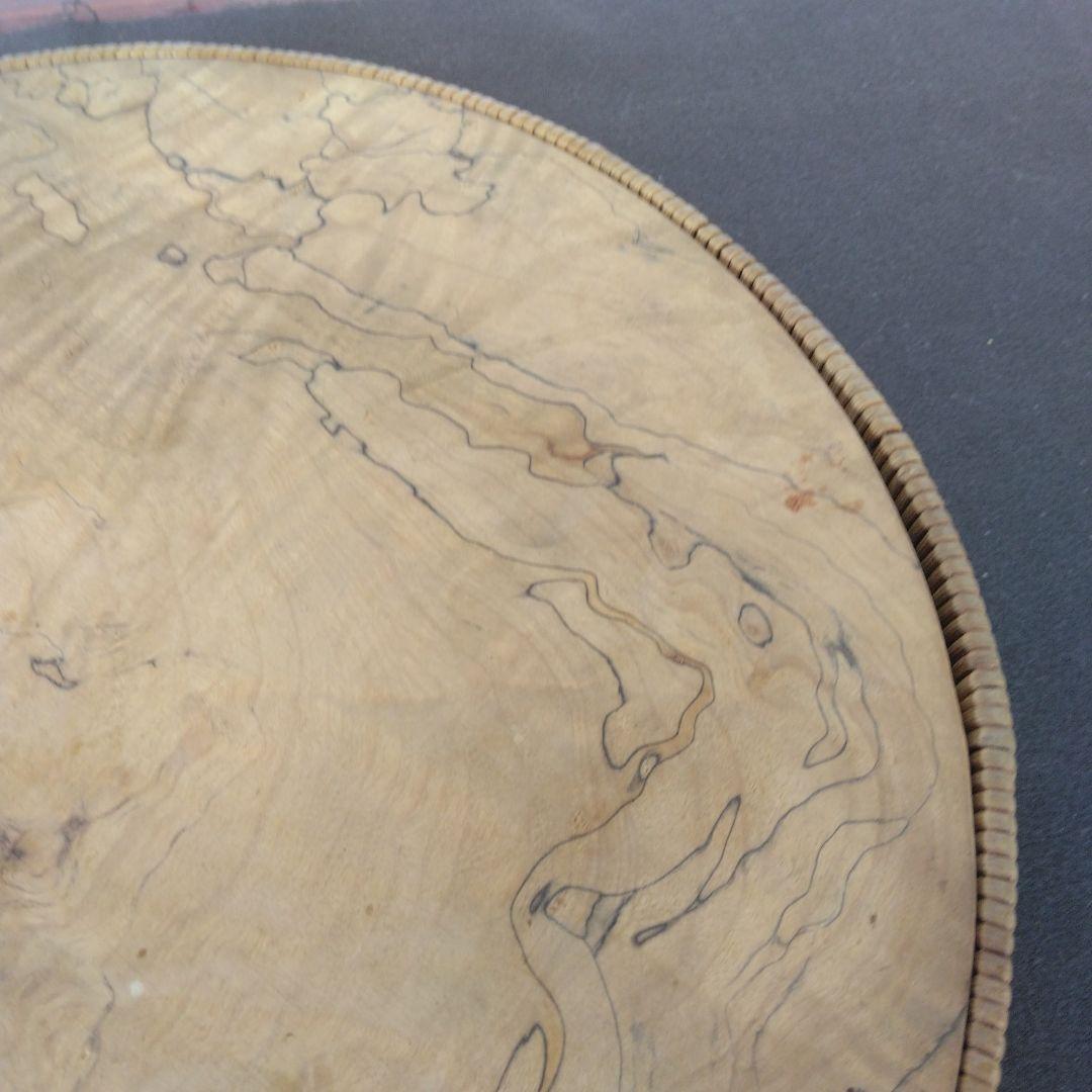 お盆　スポルテッド　珍品　無垢