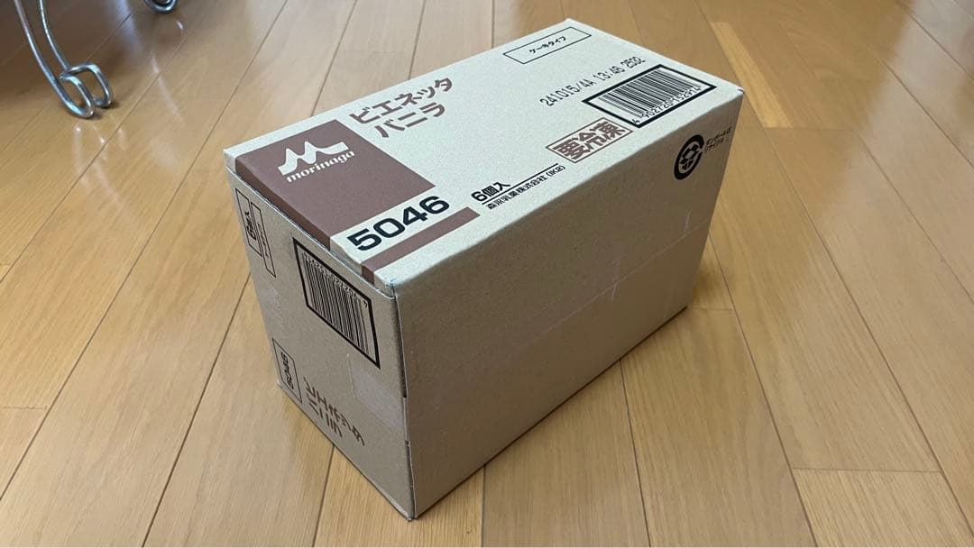 【3月終売 未開封品】森永乳業ビエネッタバニラケーキタイプ6個入り　未開封箱売り
