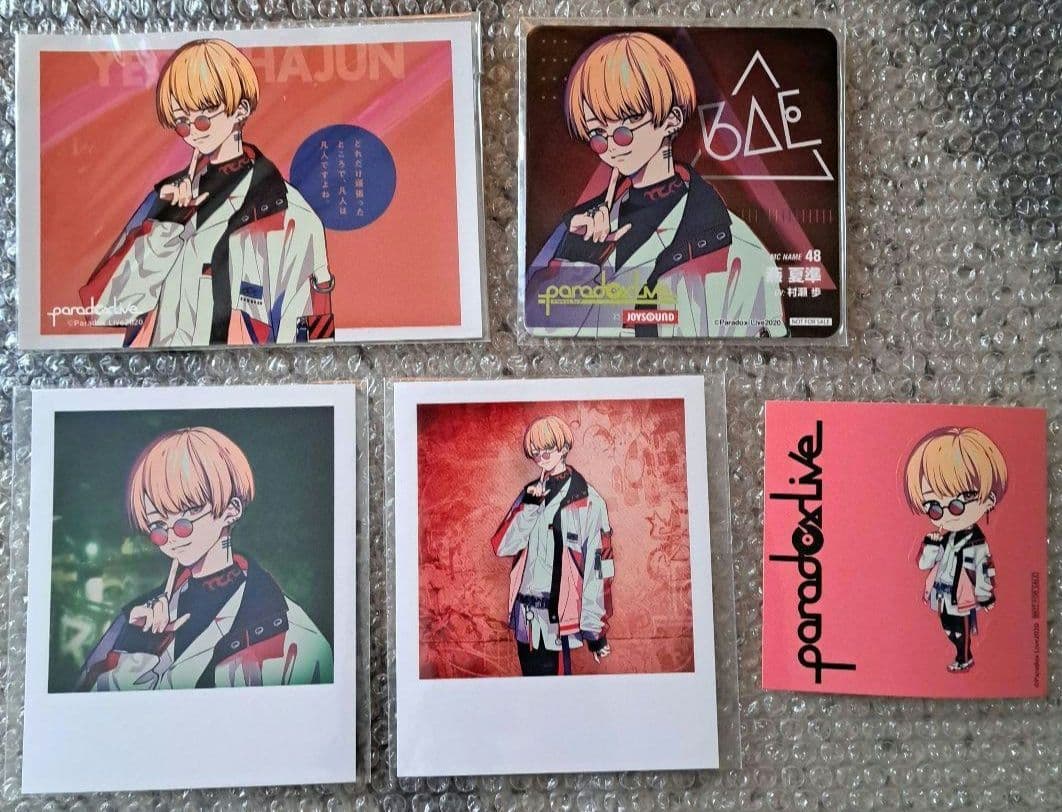 パラライ アクキー トレフォト ポストカード 缶バッジ 珂波汰 那由汰