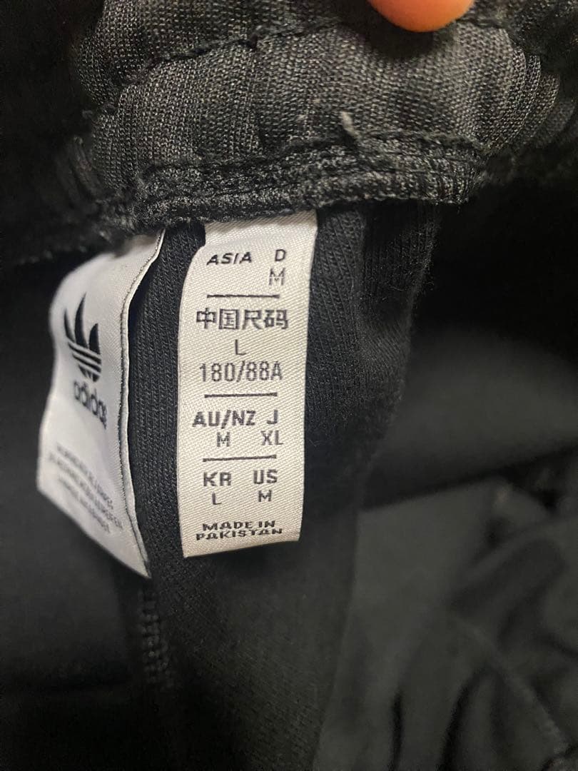 adidas 3本ライン ブラック トレーニングパンツ