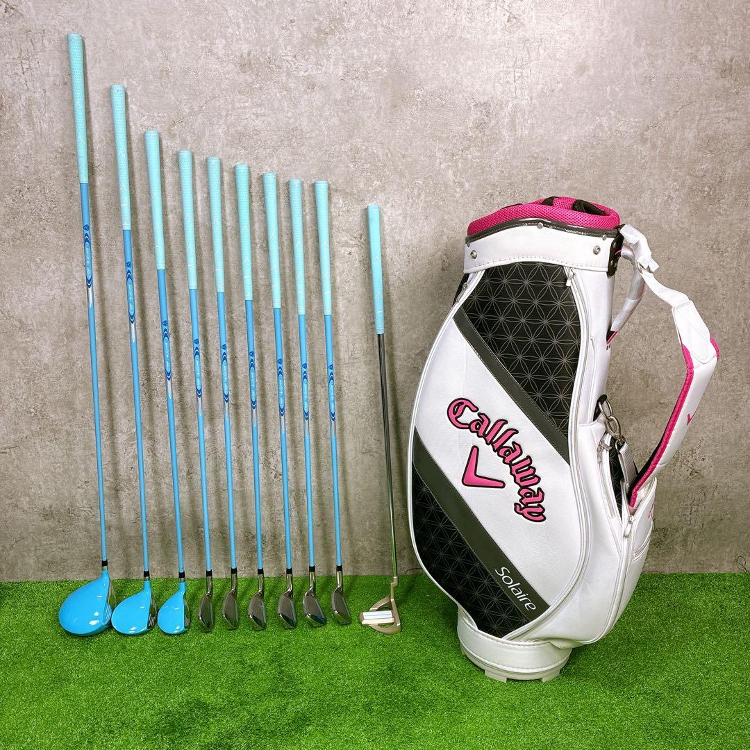 Callaway キャロウェイ ソレイユ バッグ付 レディースゴルフ 10本