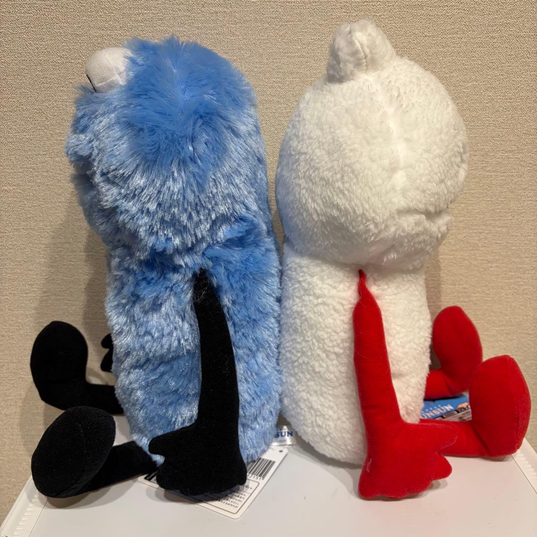 パペットスンスン　おすわりBIGぬいぐるみ スンスン ノンノン 2点セット