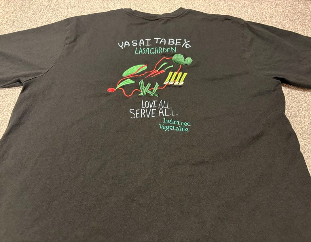 藤井風ベジtシャツ 黒 XLsize