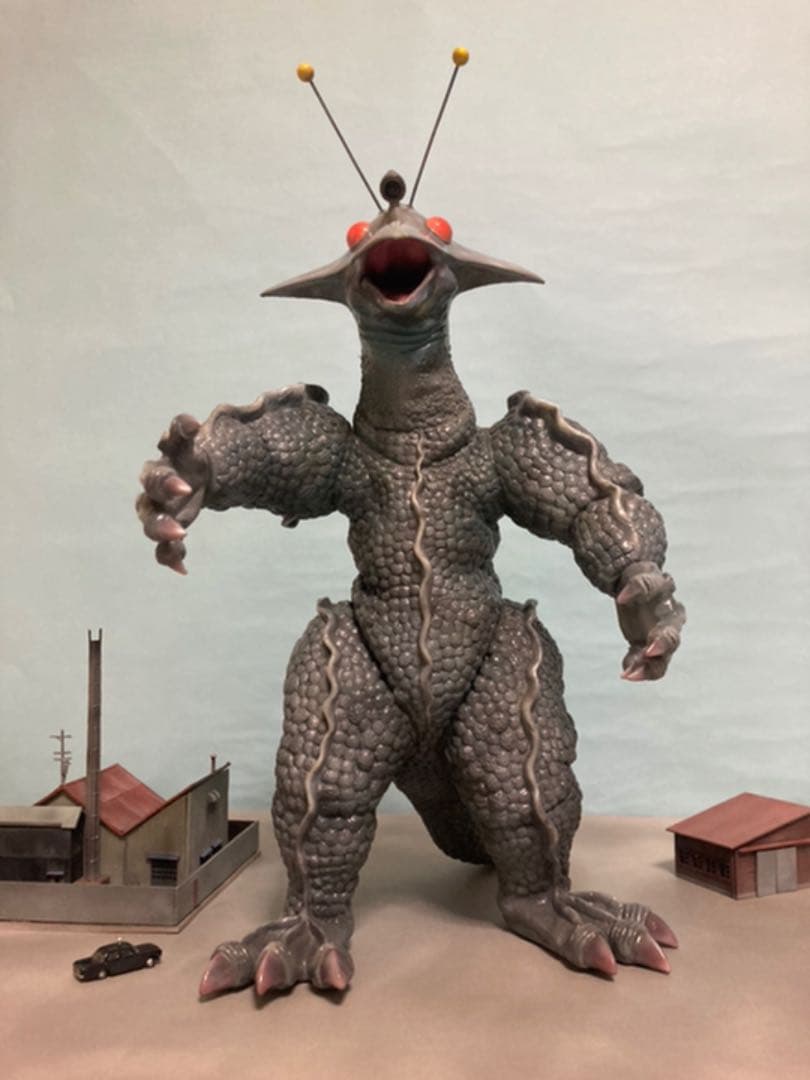 宇宙大怪獣 ギララ [カスタム品] + DVD + 工場 + ミニカー　レア