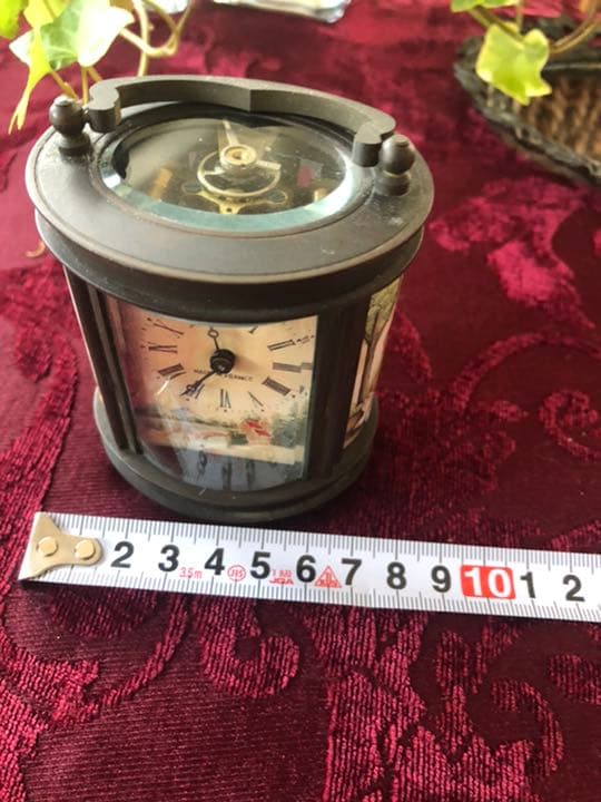 アンティーク　フランス製　置き時計　　　v