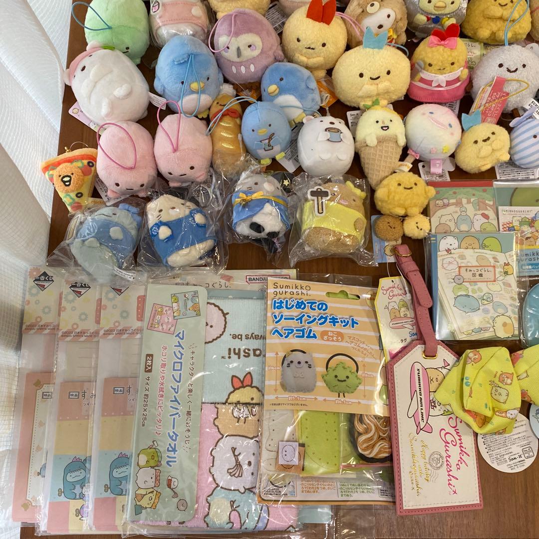 【新品タグ付】　すみっコぐらし　てのりぬいぐるみ　まとめ売り　100点以上