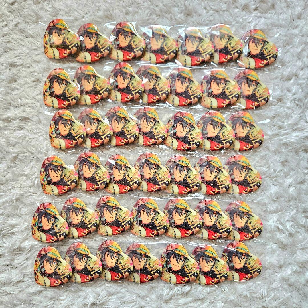 椎名ニキ ホワイトデー ハート缶バッジ42個