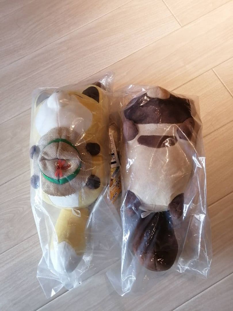 初期　タヌキとキツネ　タヌキぬいぐるみまとめセット