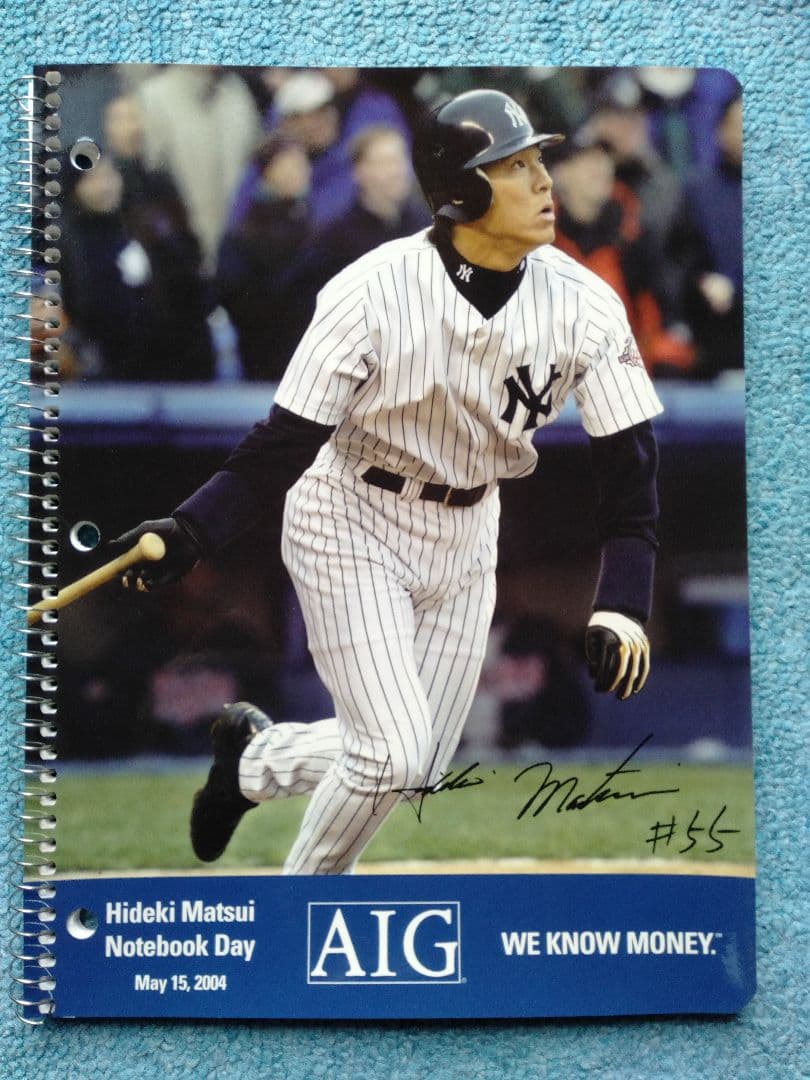 ゴジラ松井秀喜　ヤンキース時代のリングノート