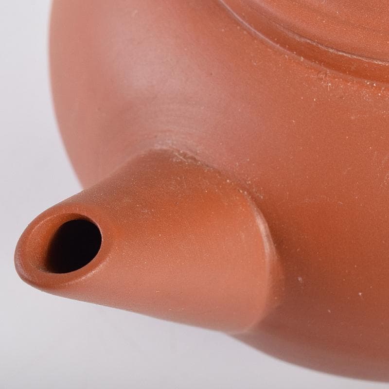 中国　紫砂　朱泥　急須　茶壷　在銘　C　R7847