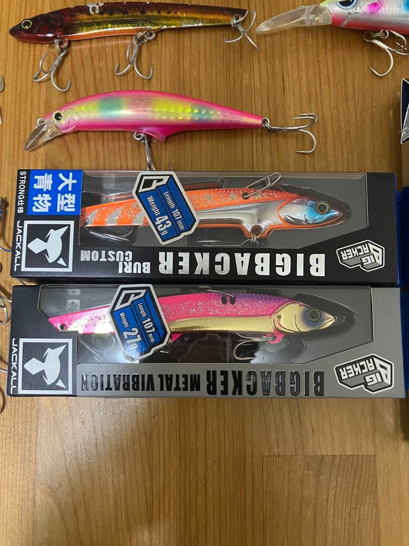 BIGBACKER107セットアッパー125　イワシこつぶ　ジグパラ　Gコン