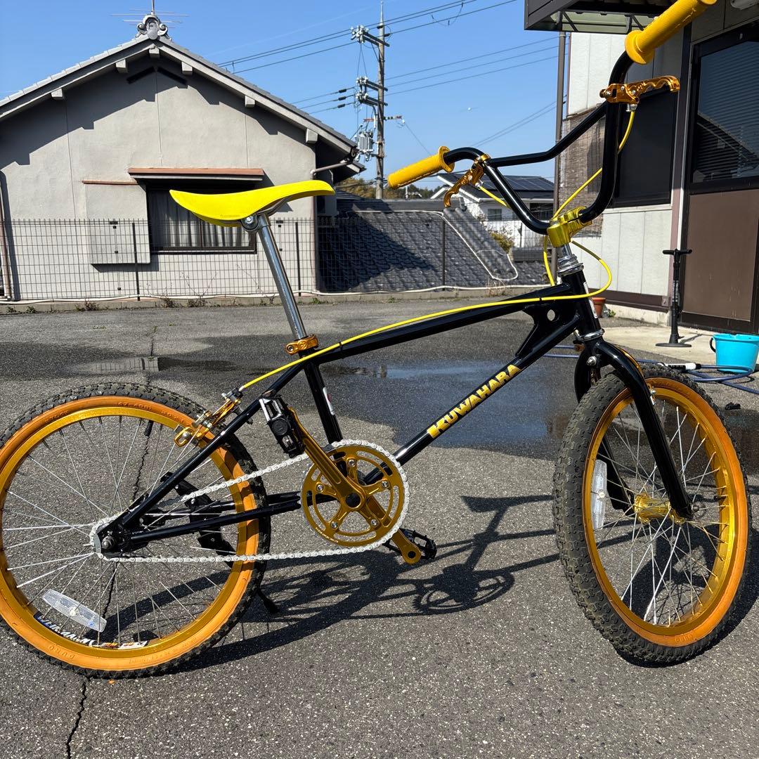 KUWAHARA BMXバイク 黒/黄色