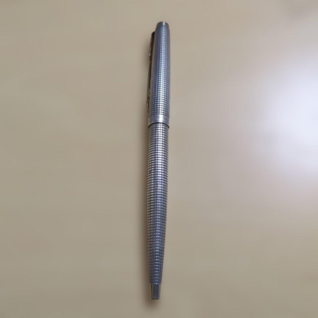 パーカー75 スターリングシルバー ボールペン　シズレ　銀製品　インク切れかけ