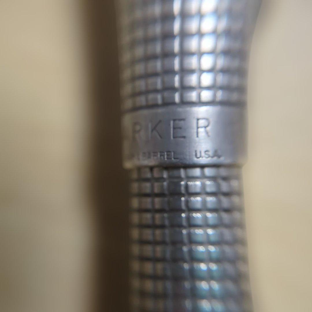 パーカー75 スターリングシルバー ボールペン　シズレ　銀製品　インク切れかけ