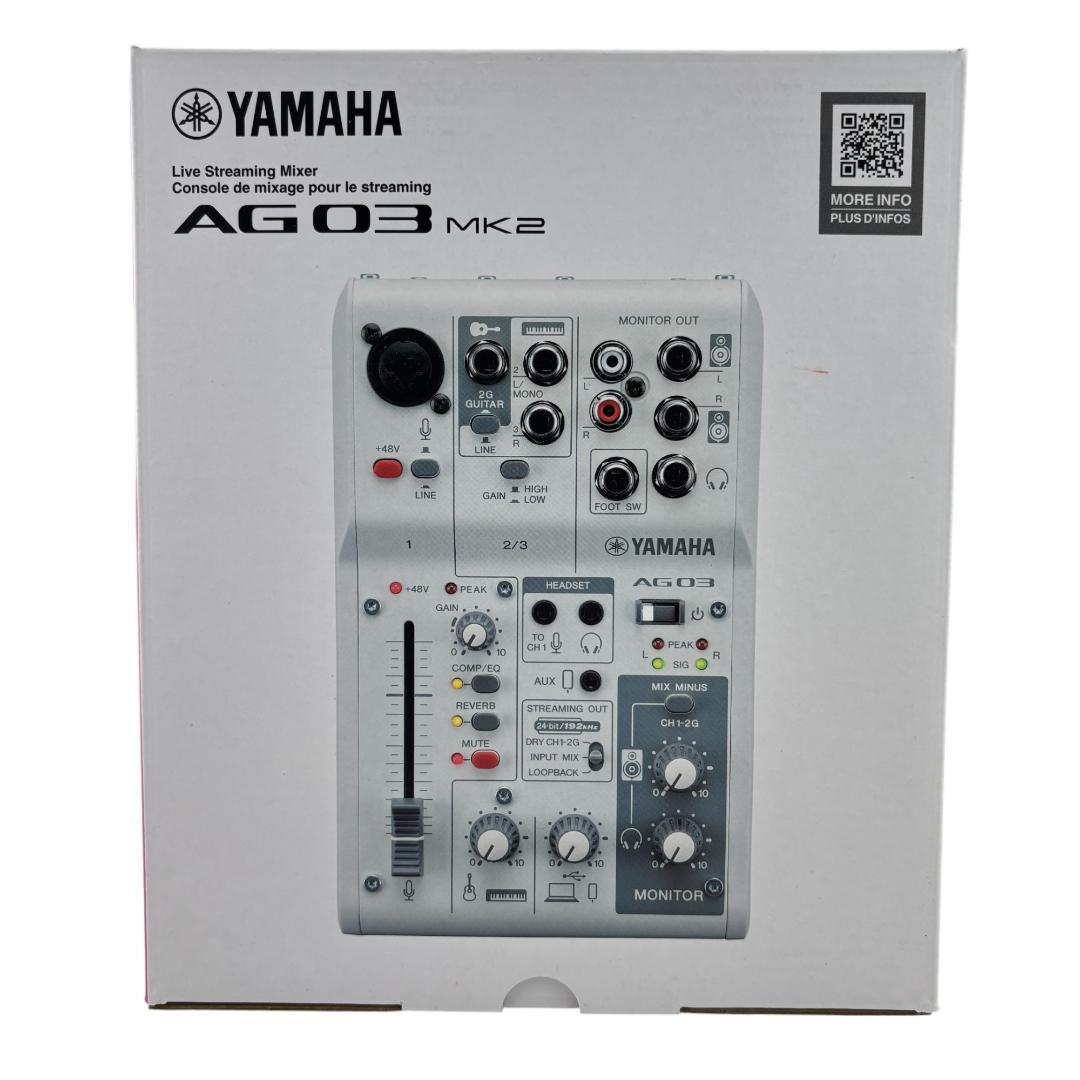【新品未使用】YAMAHA AG03 MK2 ライブストリーミングミキサー