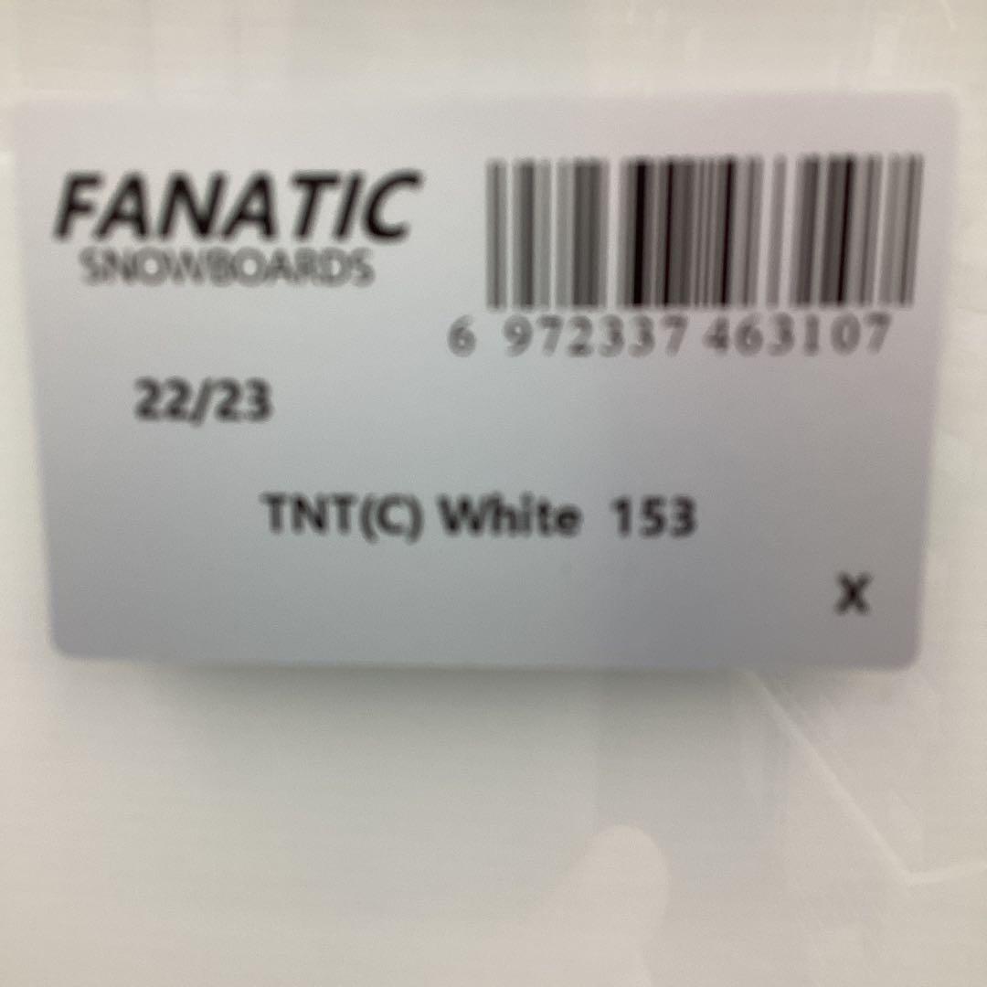 新品　FNTC TNT 153cm スノーボード