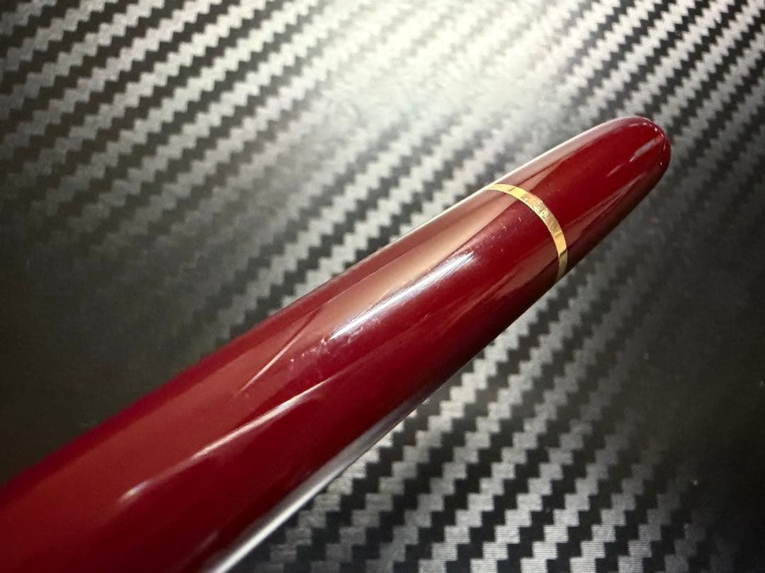 未使用に近い モンブラン 144 ボルドー 中白 F 細字 万年筆