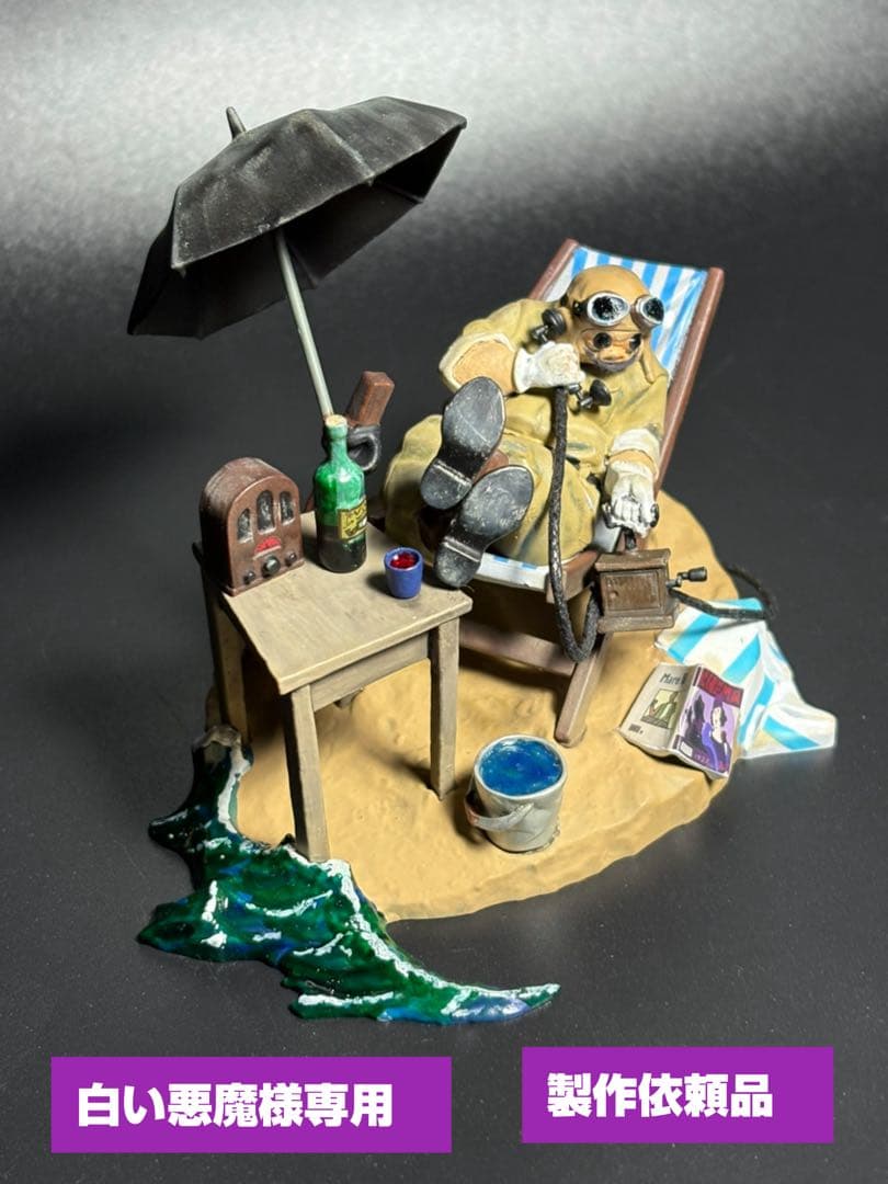 紅の豚 アジトのポルコ ノンスケール プラモデル 製品番号GV1 完成品