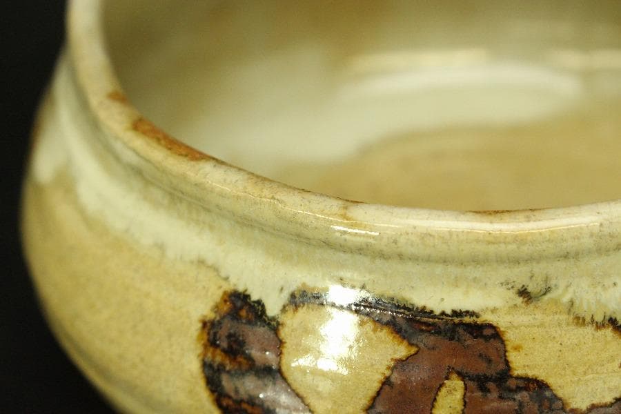 茶道具 十二代 永楽善五郎 和全 絵唐津 灰器 識箱 美品(A876)