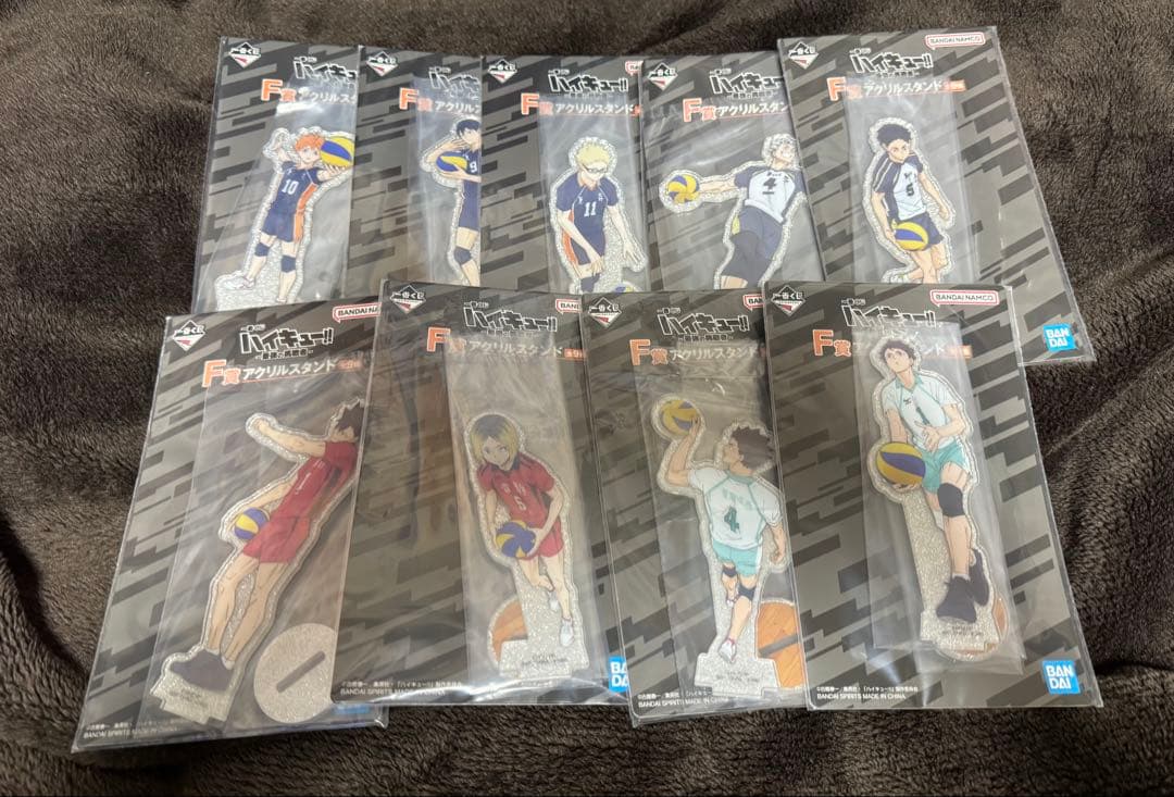 一番くじ　ハイキュー　ラストワン含むフィギュア、アクスタコンプ他下位賞セット