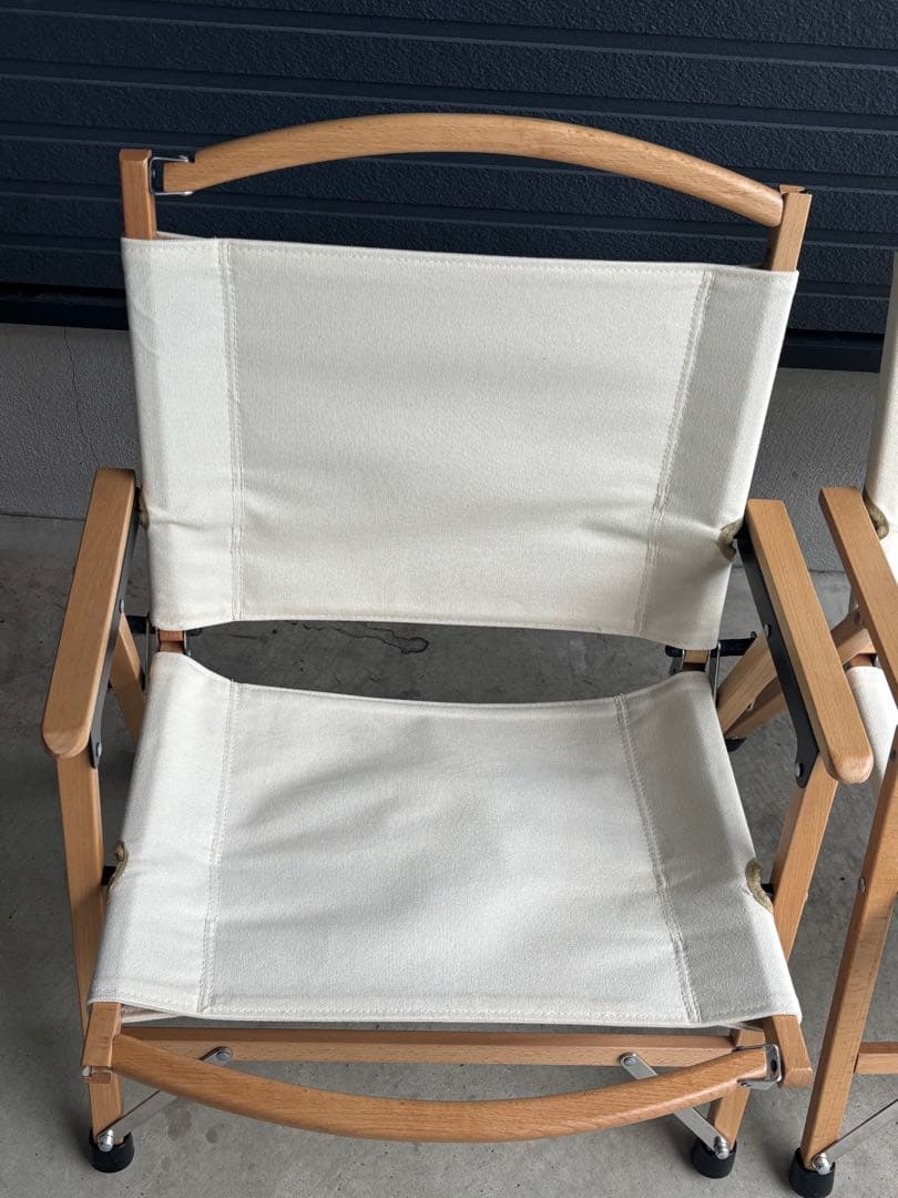 Hilander(ハイランダー) ウッドフレームチェア コットン アイボリー