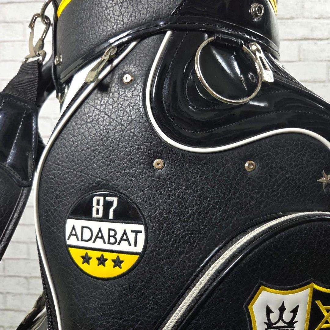 adabat アダバット キャディバッグ フード付 廃盤モデル ブラック 87