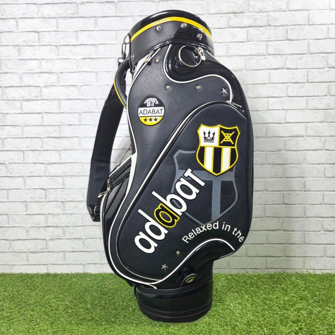 adabat アダバット キャディバッグ フード付 廃盤モデル ブラック 87