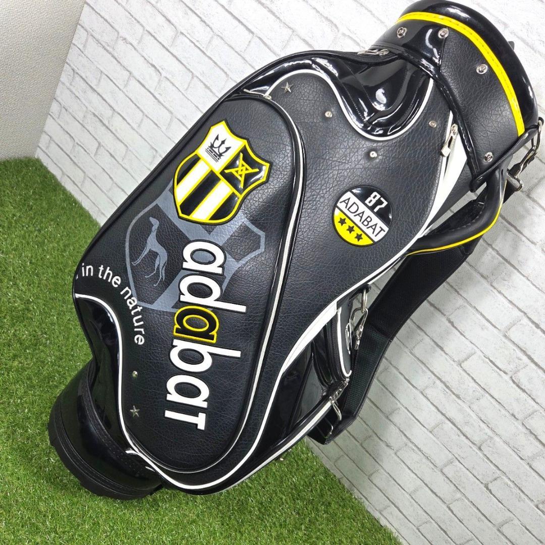 adabat アダバット キャディバッグ フード付 廃盤モデル ブラック 87