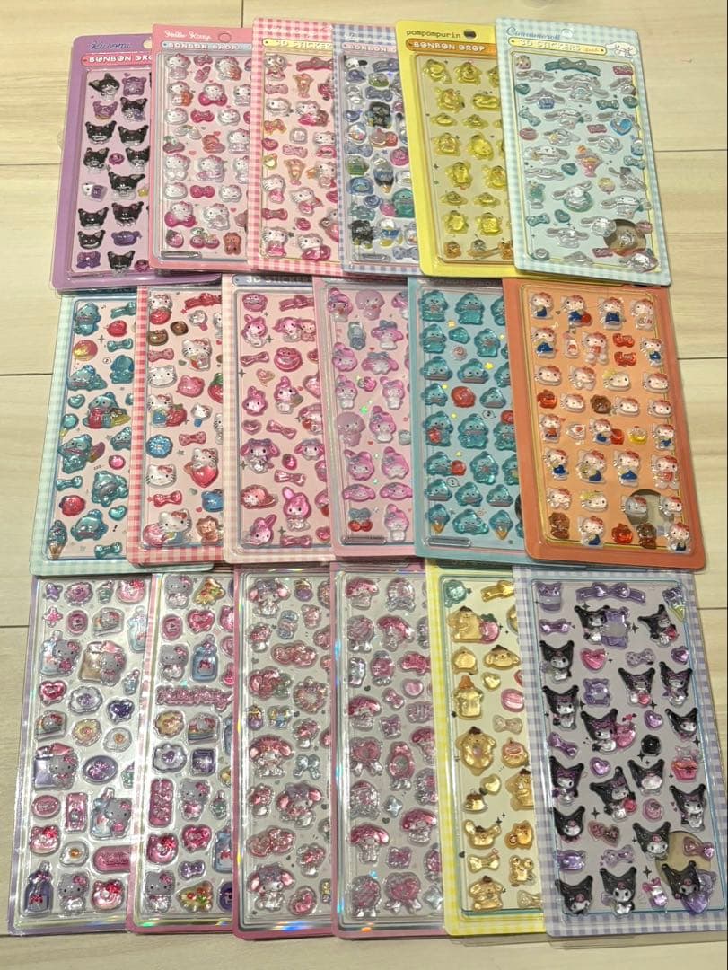 新品　ボンボンドロップシール　サンリオ　たまごっち　国内正規品　90枚セット