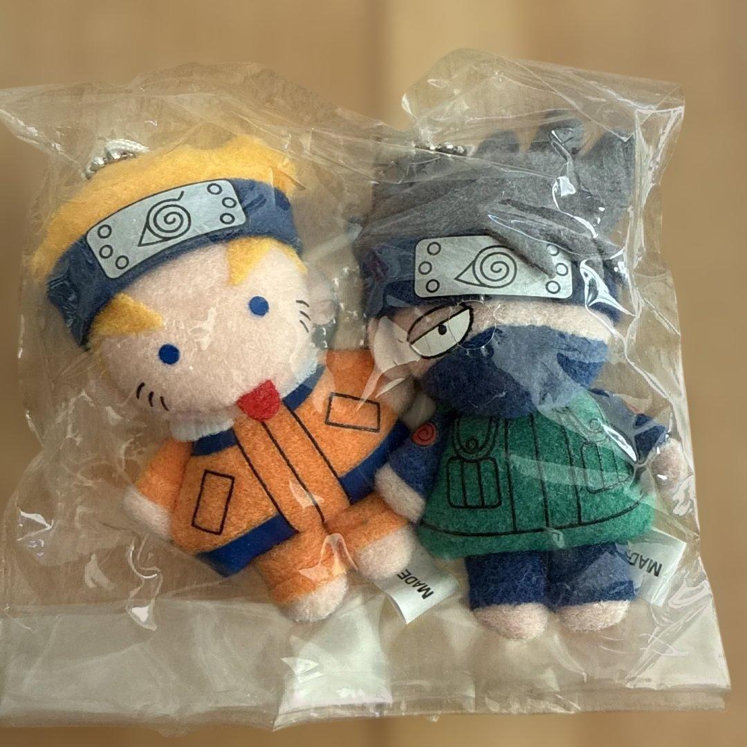 ナルト カカシ　ぬいぐるみキーホルダー 応募者全員サービス　公式額当てセット