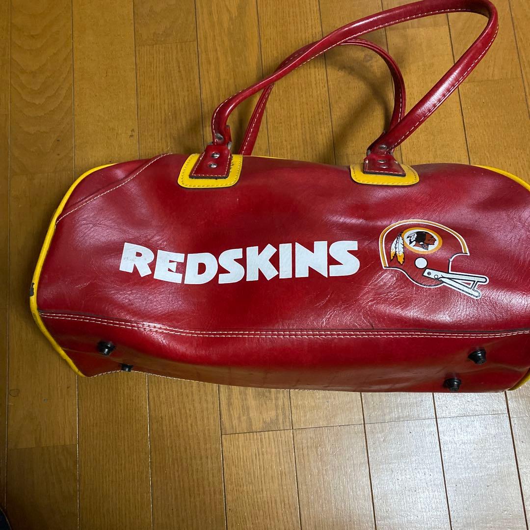 NFL レッドスキンズ レザーボストンバッグ　革