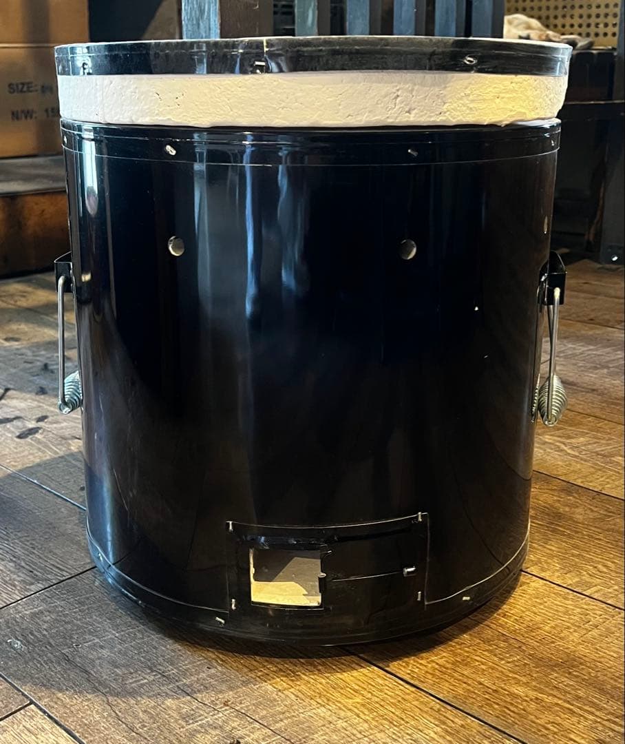 ●再入荷●火種コンロ　希少な珪藻土　フタ付き新品