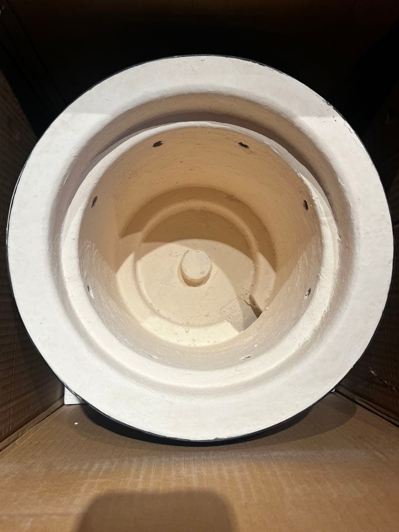 ●再入荷●火種コンロ　希少な珪藻土　フタ付き新品