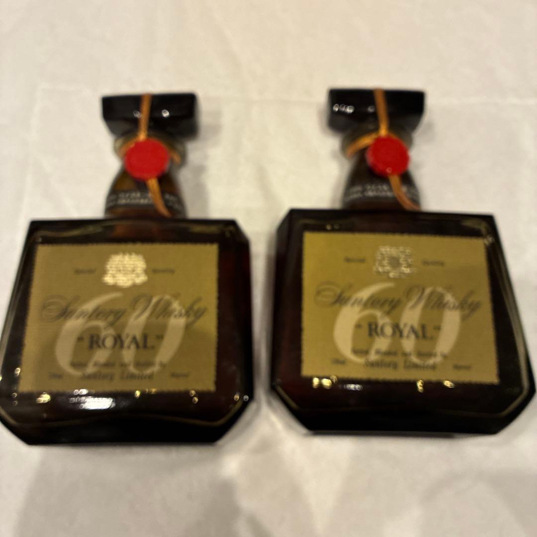 サントリー ローヤル60ウイスキー 2本セット　未開栓