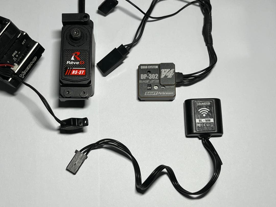 1/10 電動RC用メカ一式 アンプ・モーター・サーボ・ジャイロ・Wi-fi