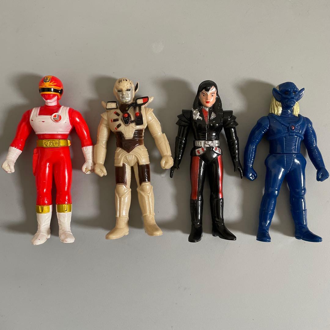 戦隊チェンジマン　ソフビ フィギュア 4体セット