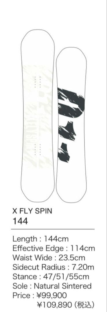 24-25モデル 011Artistic X FLY SPIN Women’s