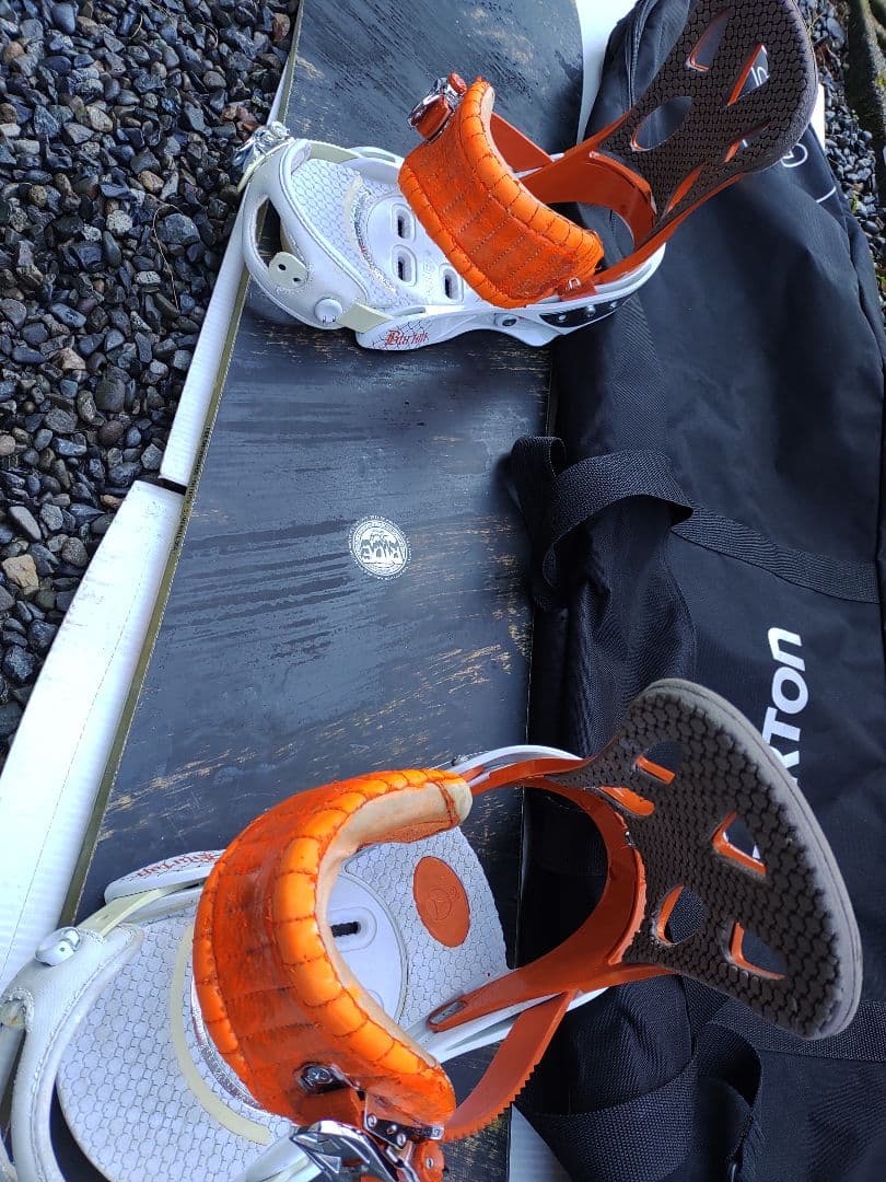 RIDE☓BURTON スノーボード BURTONケース付き3点セット