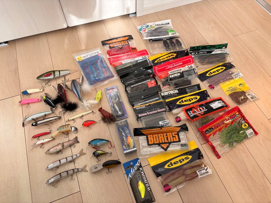 ブラックバス ルアーワームまとめ売り