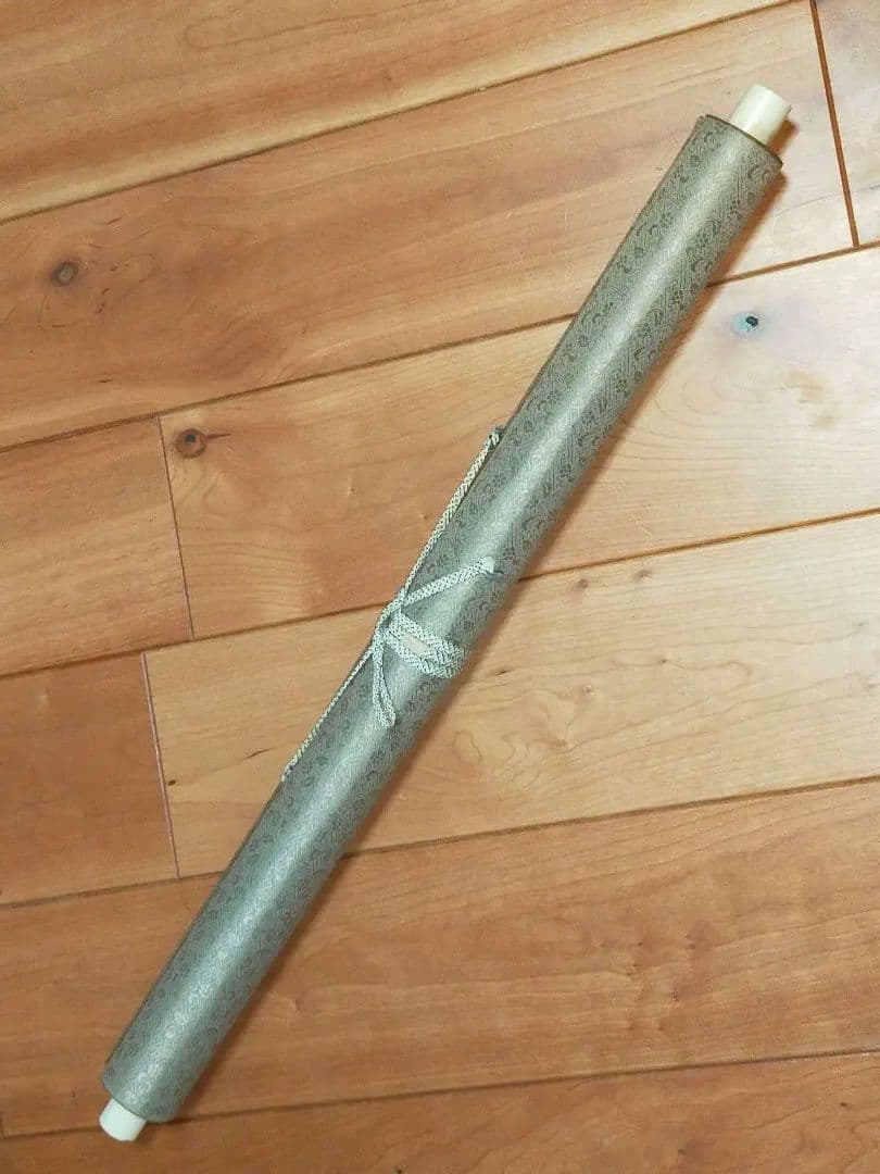 ♥【模写】　掛軸　竹内栖鳳　紅葉　桐箱付き　掛け軸　骨董品