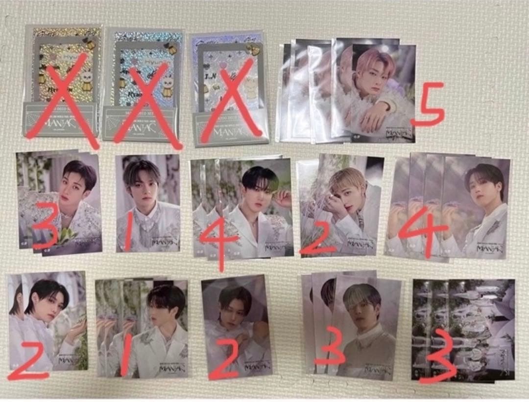 straykids スキズ　ステッカー　トレカ　コンプ　MANIAC オンライン