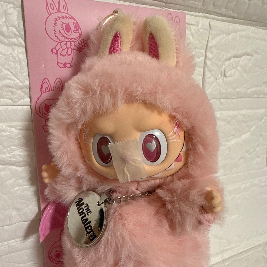 【新品】激レア！ジモモ　ラブブ　ピンクドラゴン　羽ピンク　チャーム　ぬいぐるみ