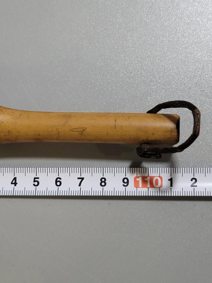 DT396 田辺竹雲斎造 熊手 柱掛 在銘