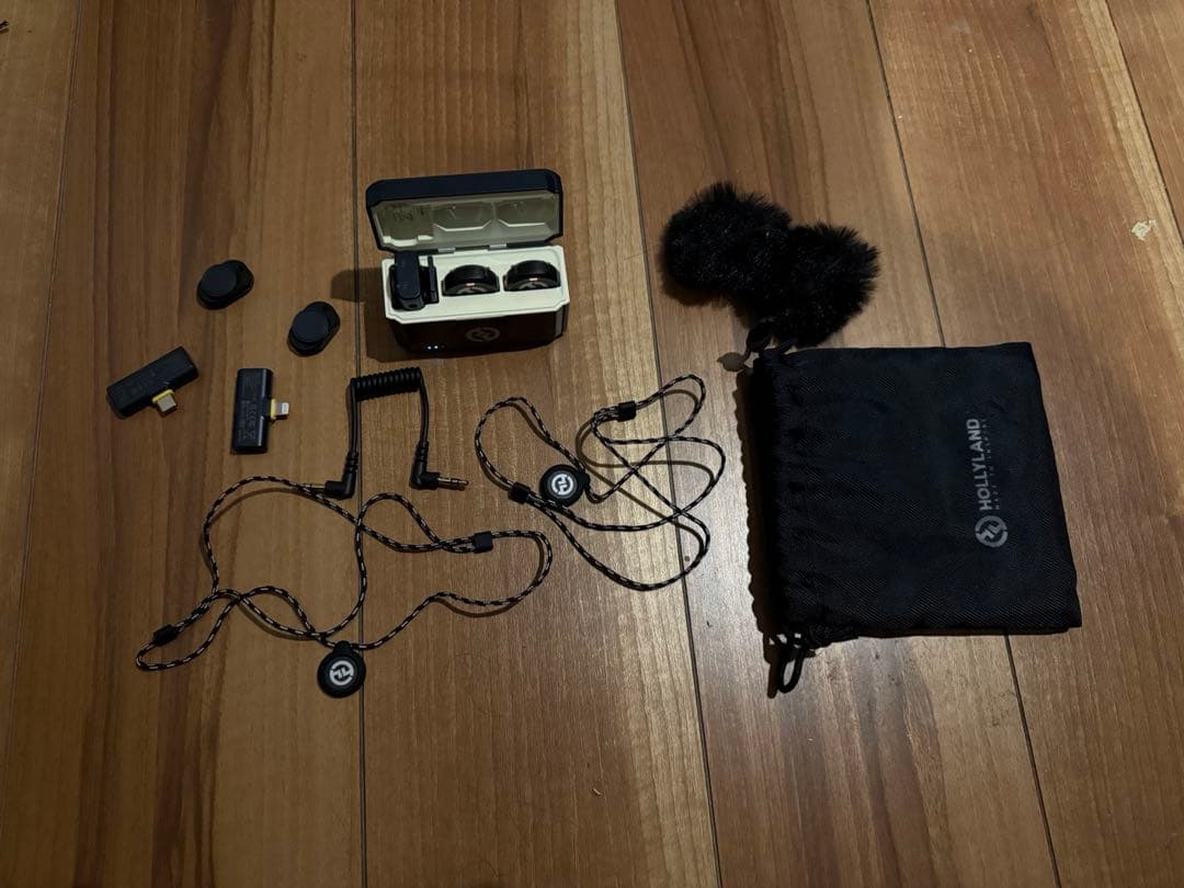 【美品】Hollyland LARK M2 Combo ワイヤレスマイク