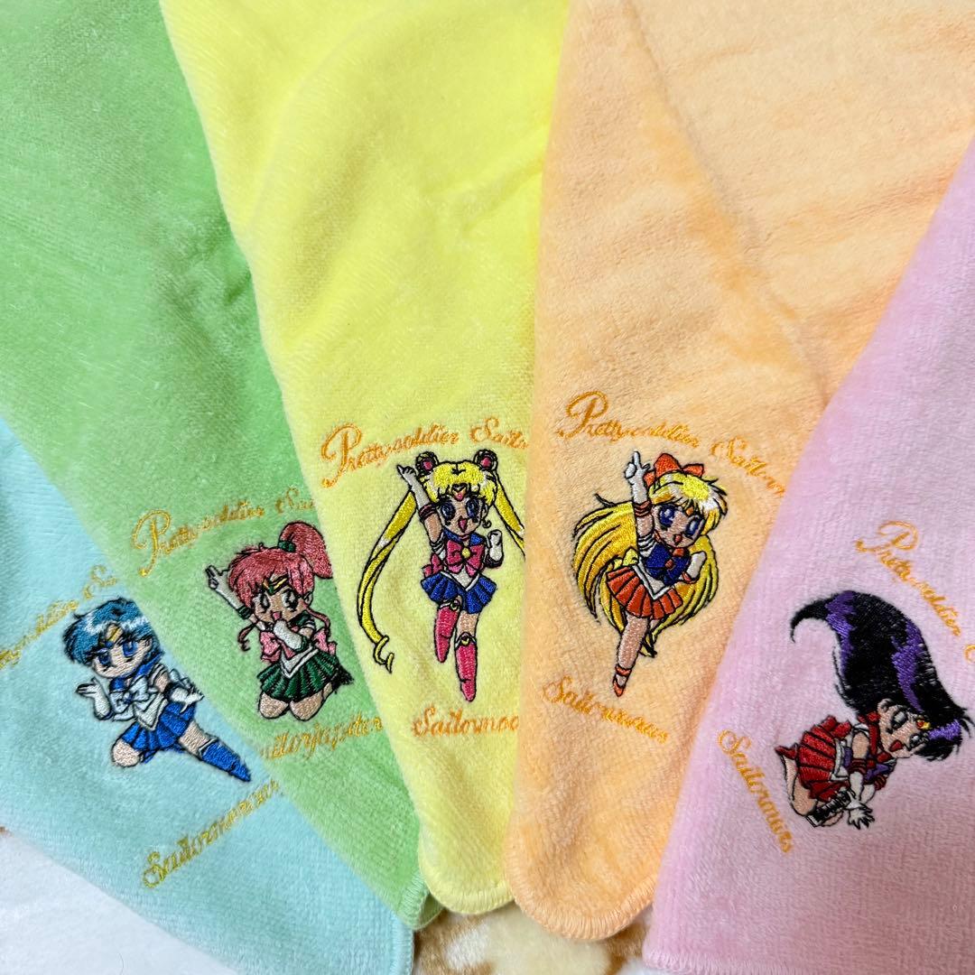 激レア セーラームーン タオル ハンカチセット 新品 レトロ