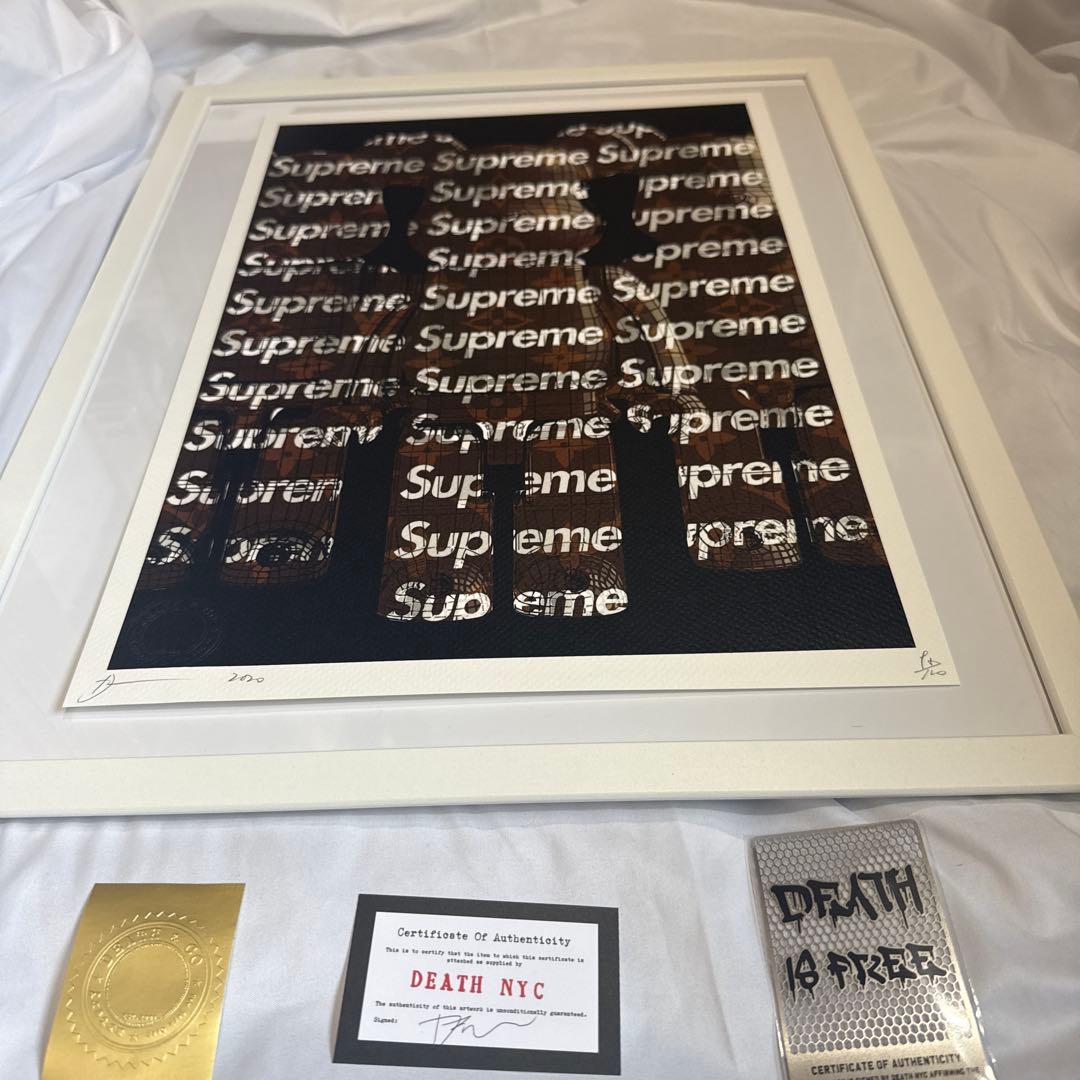DEATH NYC 現代アート　世界100枚限　supreme シュプリーム