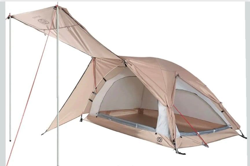 GOGlamping STARRYアルミツーリングドームテント ベージュテント