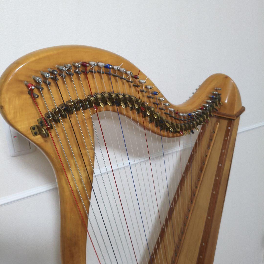 青山 aoyama ハープ 130D 34弦 アイリッシュハープ